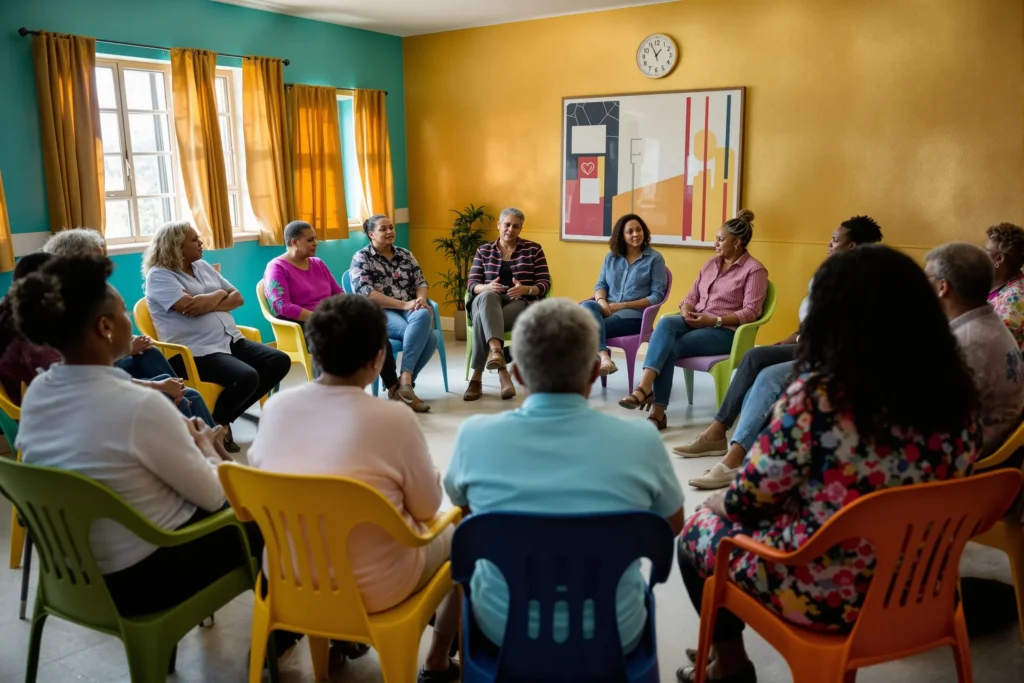 Peer support workshop session