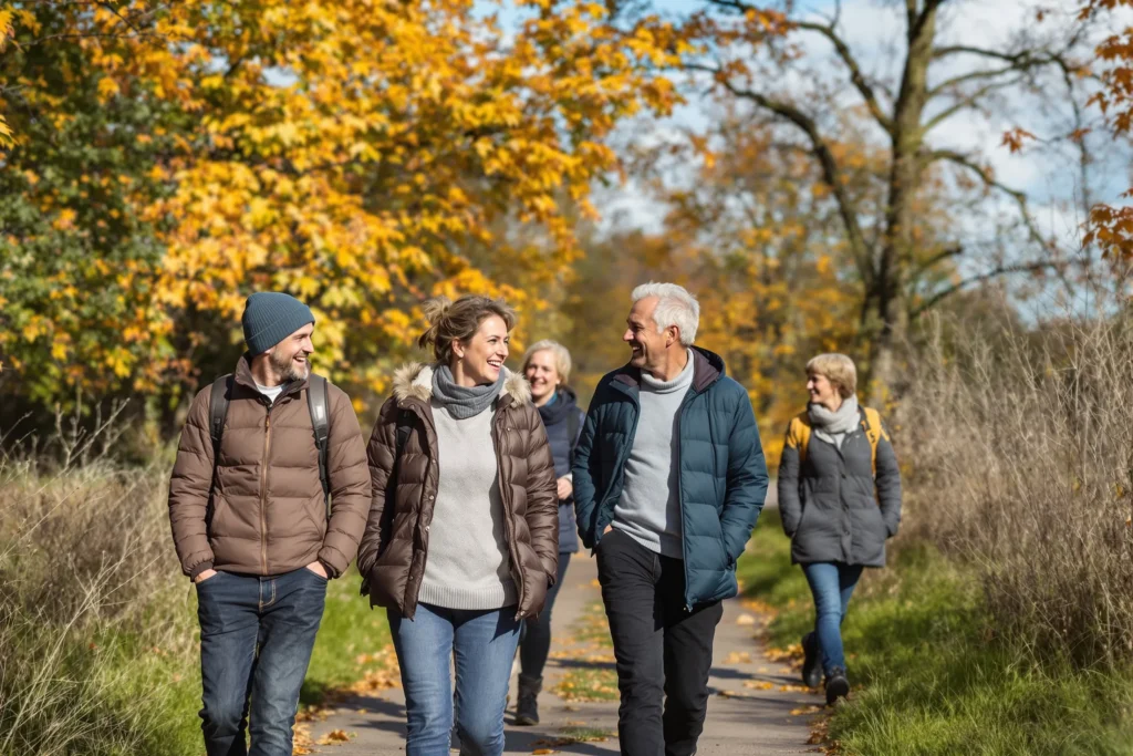 Outdoor wellbeing walk